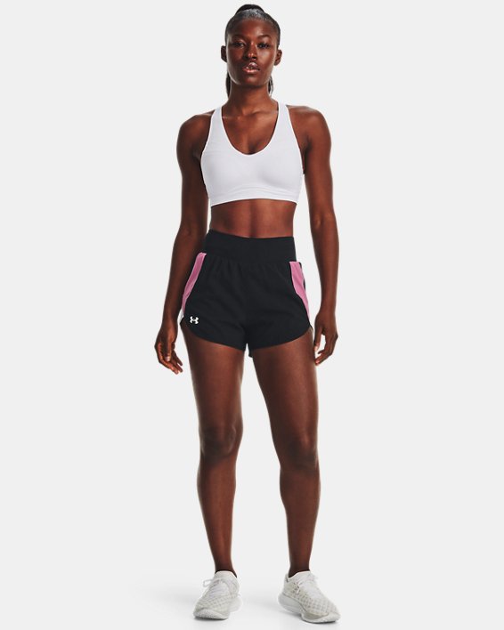 Women's UA Fly-By Elite High-Rise Shorts, Black, pdpMainDesktop image number 2